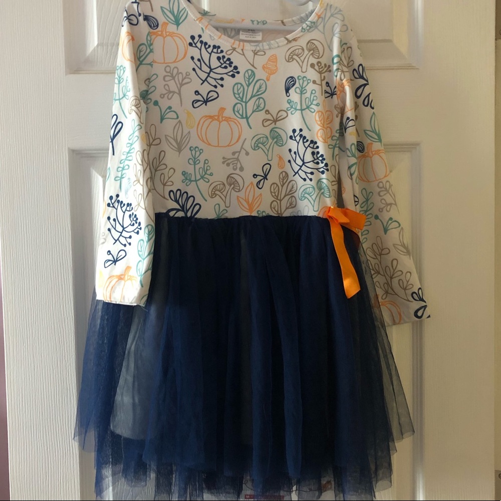 Adorable Harvest Dress - Pumpkins & Tulle